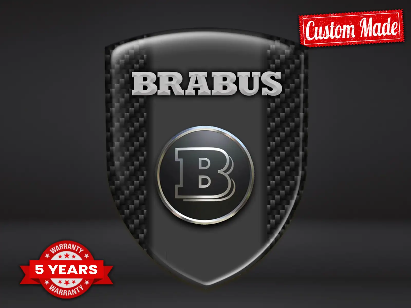 Brabus Custom Car Window Decals Racing Professional Design